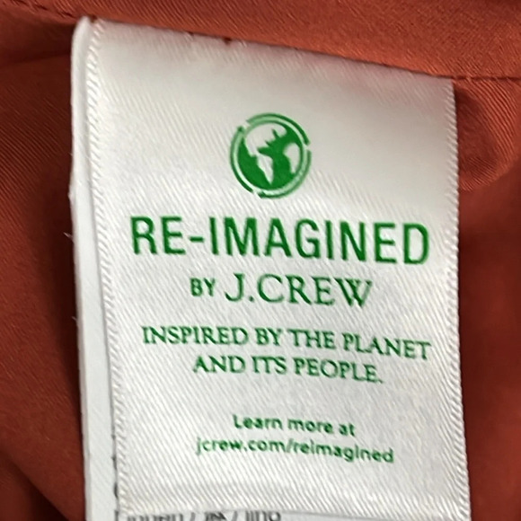 J. Crew Square Neck Stretch Linen Sheath Dress in Faded Spice - Size 6 Tall - Picture 7 of 10